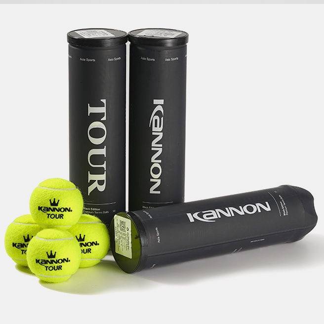 Kanglong Guanqun Kannon Tennis Sodelin joint Tour professional and play black can training ball cans