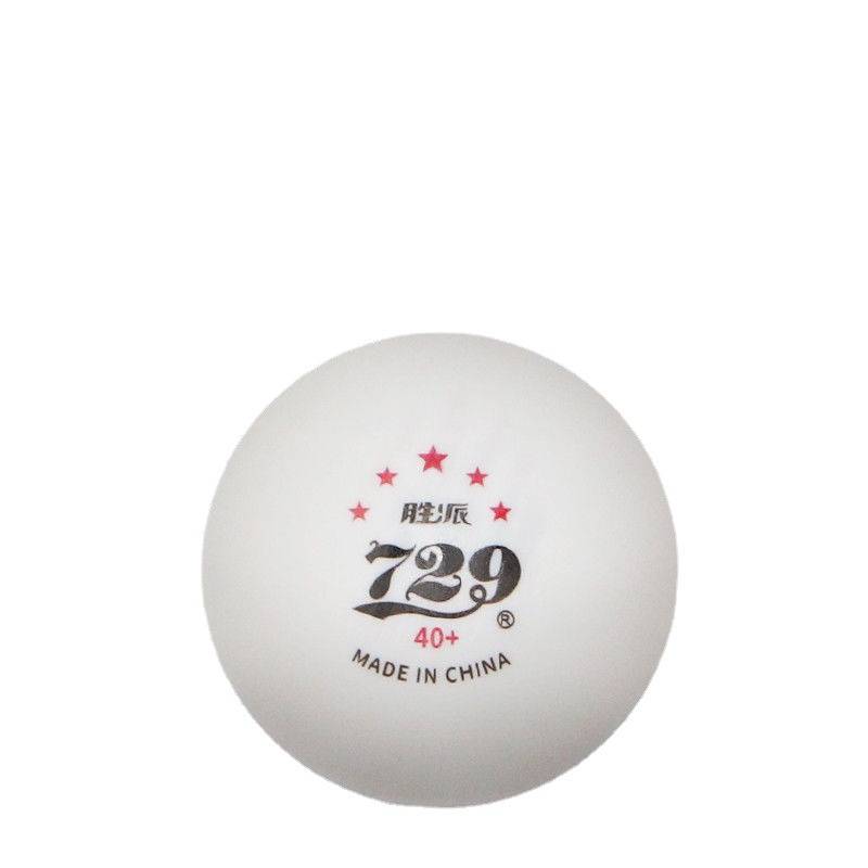 729 five -star table tennis white ABS40+new material yellow resistance training 5 star 100 table tennis