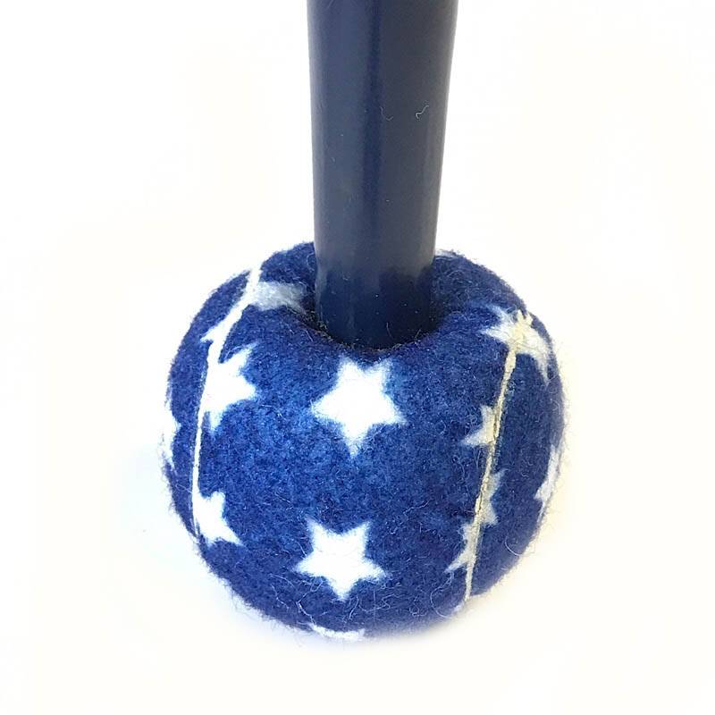 Four tennis crosses with the star sign blue