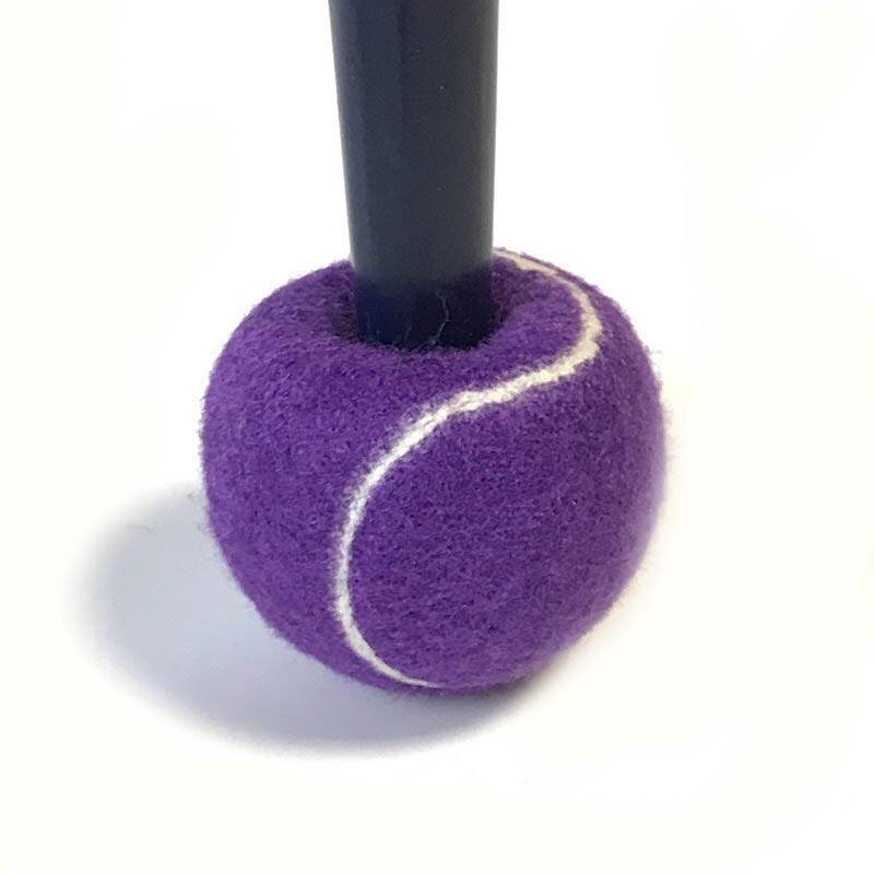 Four tennis crosses in purple