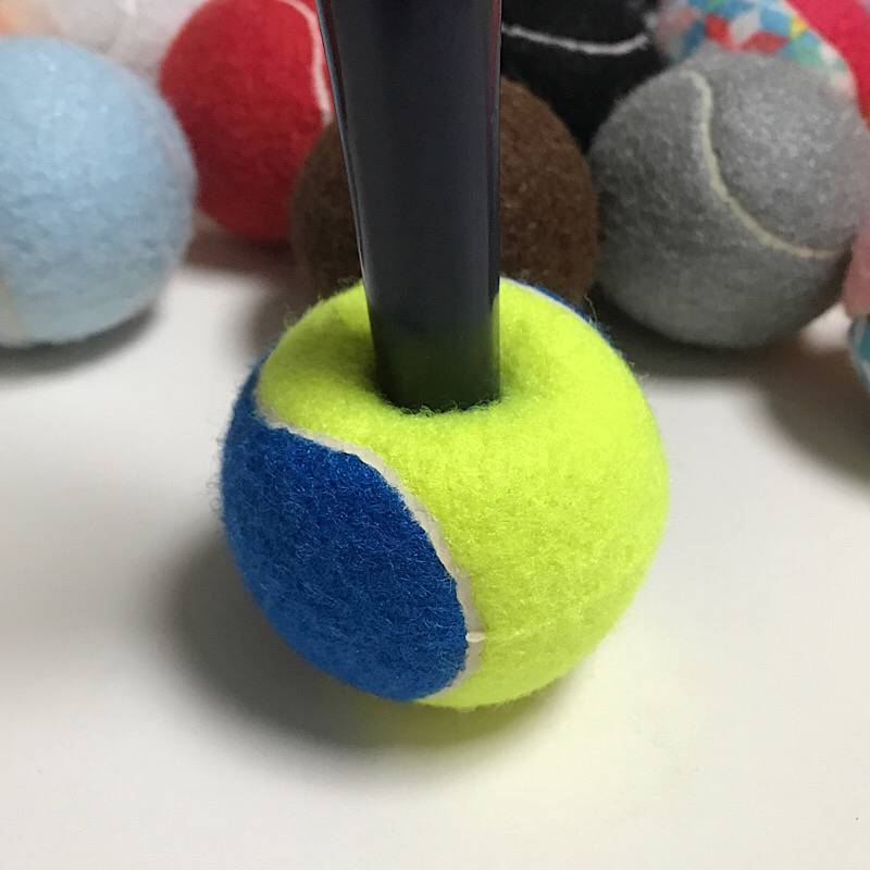 Blue with fluorescent green four tennis crosses