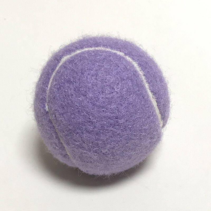 Lavender purple tennis ball