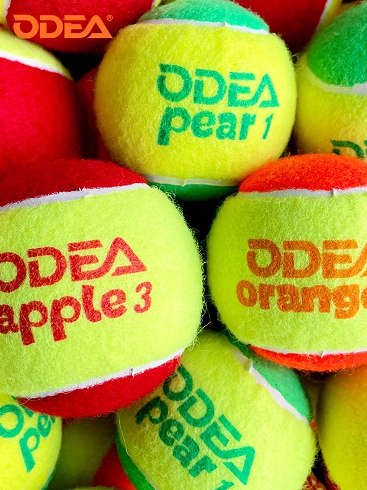 ODEAR Odele Tennis Children's Soft Transition Decompression Training Primary School Practice Apple Orange Pear