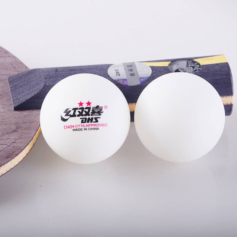 Genuine Red Double Happiness 3 Star Table Tennis has a sewing game table tennis white yellow 10 new materials 40+