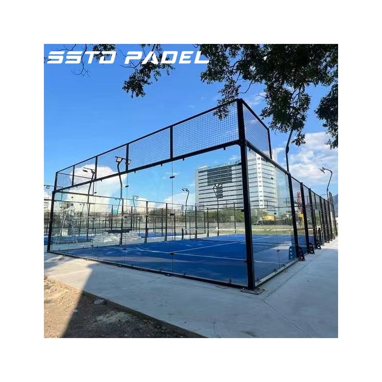 2024 Pista de Paddle Cheap 12mm Artificial Grass For Padel Tennis Paddle Tennis Track Panoramic Paddle Courts Supplier