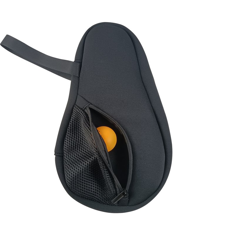 Custom wholesale neoprene protective cover for table tennis bat balls tennis table ping pong bag