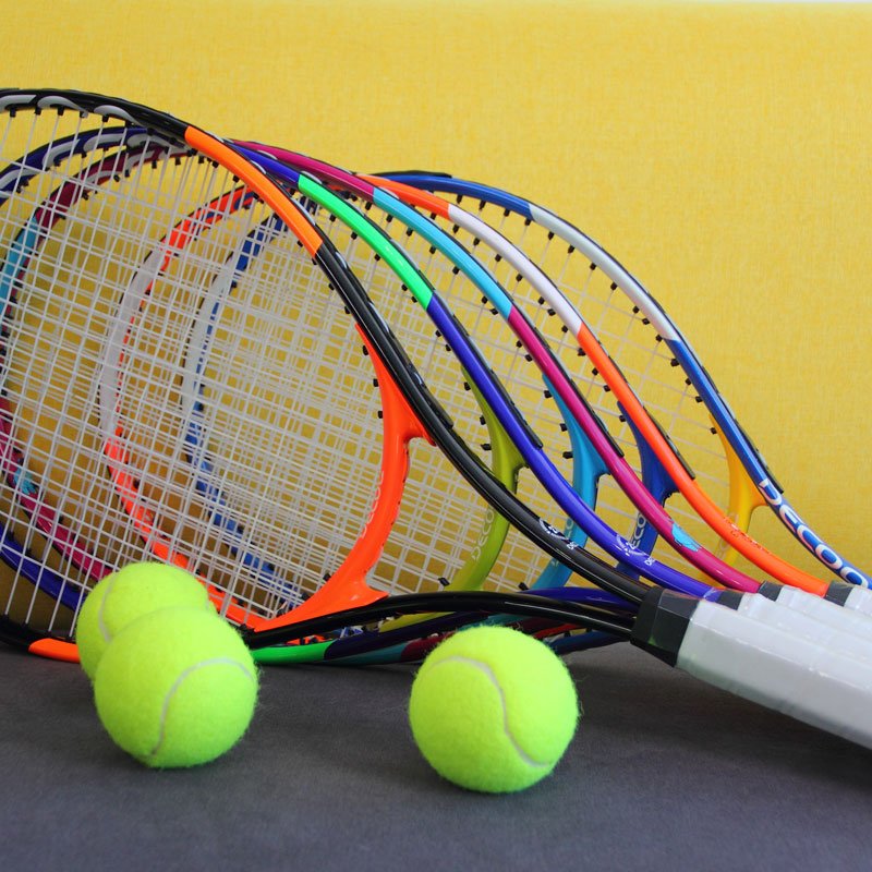 Custom High Quality Custom Logo Junior Padel Racket Tennis Rackets For Family Outdoor Training Children Kids Mini Sports Set Bag