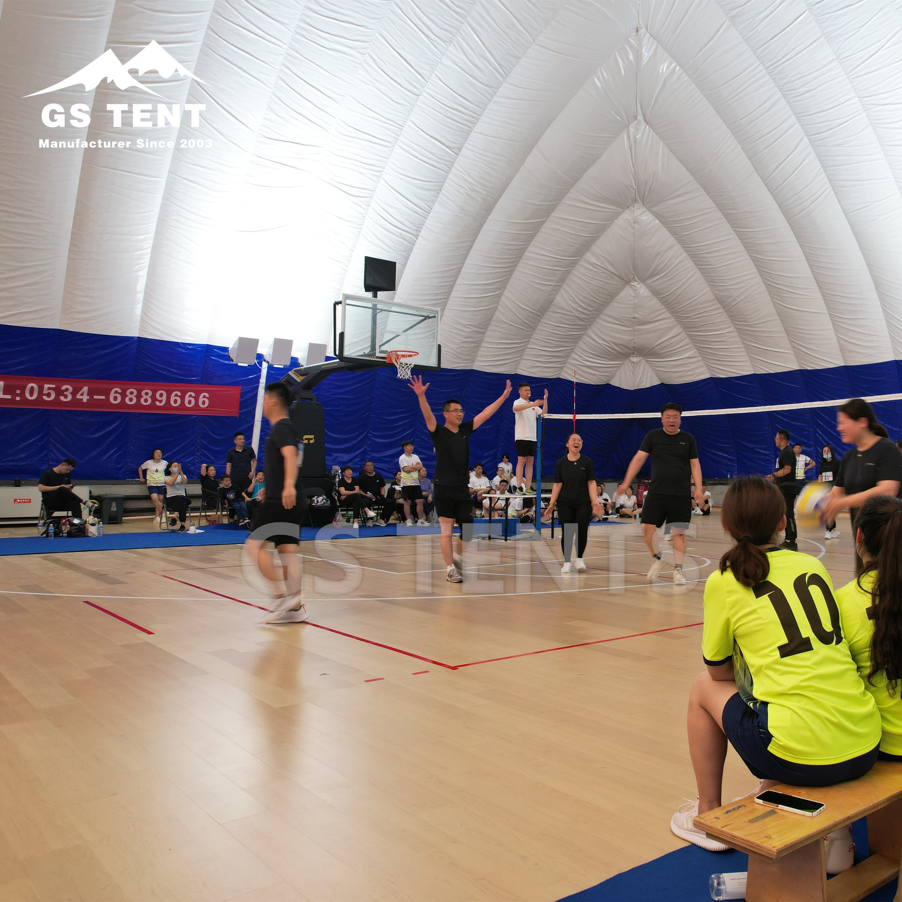 Large Rainproof Inflatable Table Padel Tennis Court Air Support Dome Tent Sports