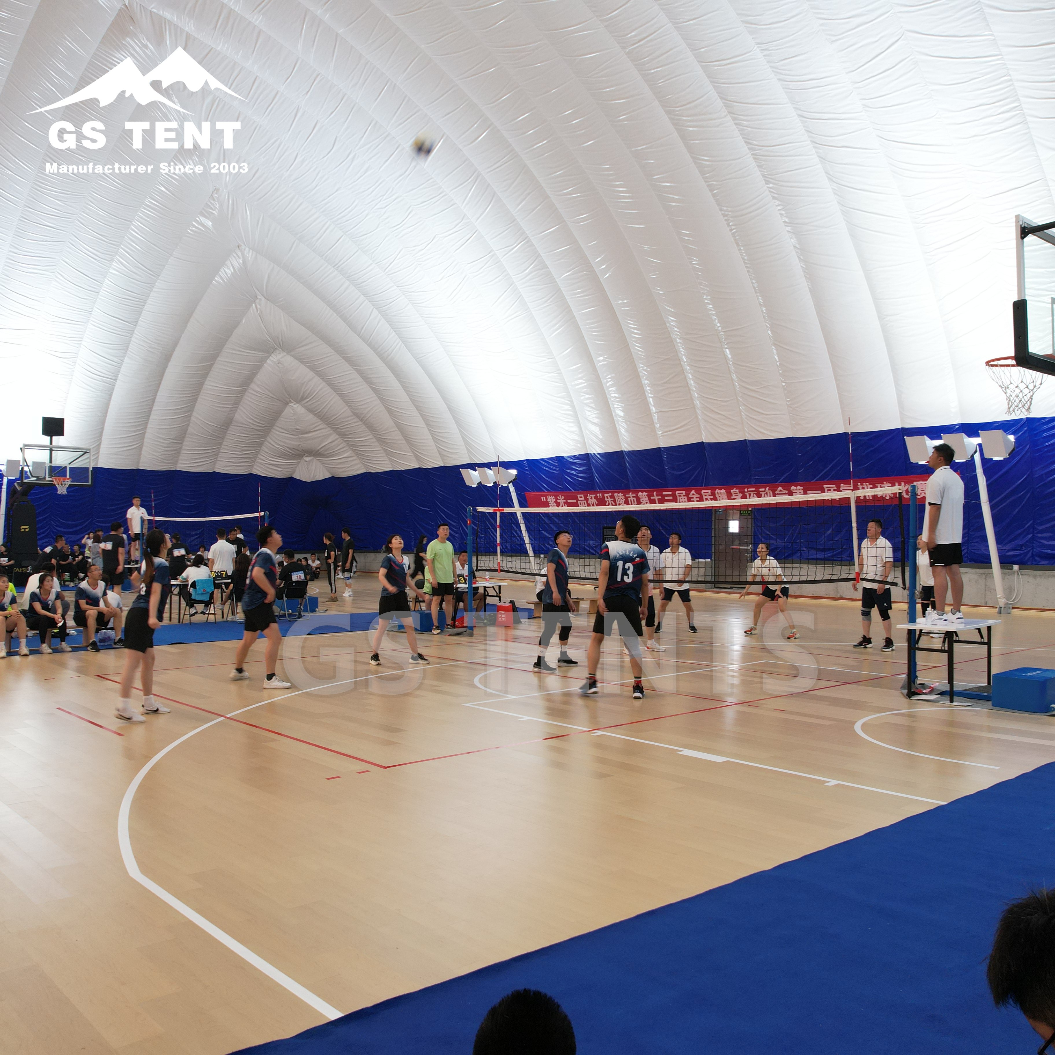 Large Rainproof Inflatable Table Padel Tennis Court Air Support Dome Tent Sports