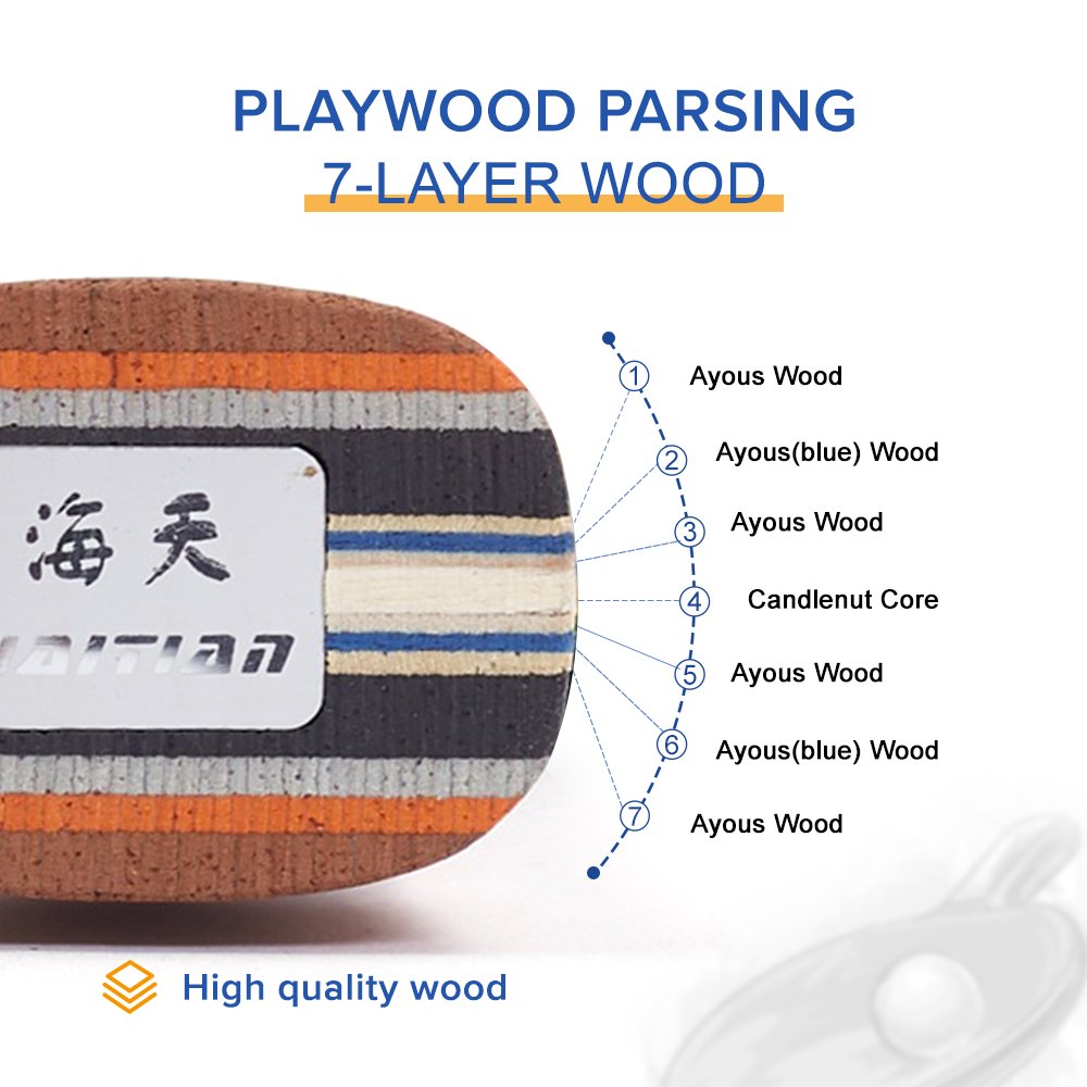 Double-Sided Reverse Tape Table Tennis Rackets High quality Professional Pingpong Paddle Table Tennis bats