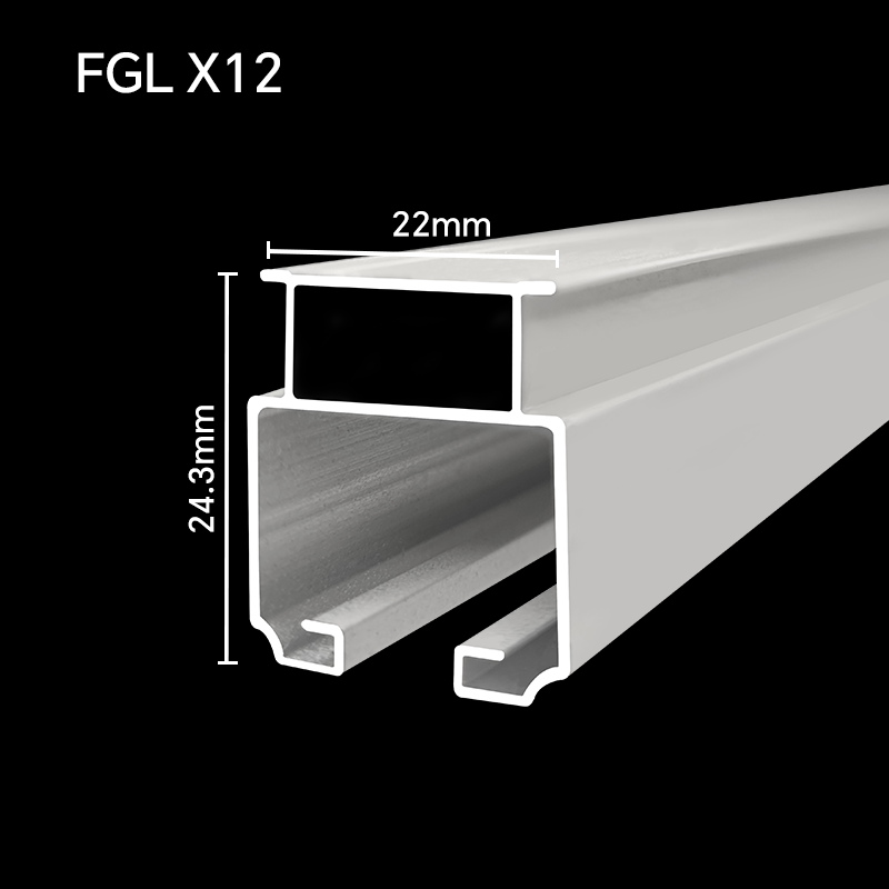 Wholesale Metal S Wave Curtain Track Ripple Fold Curtain Rail With Runner &Tape Accessories for Home Window Applications