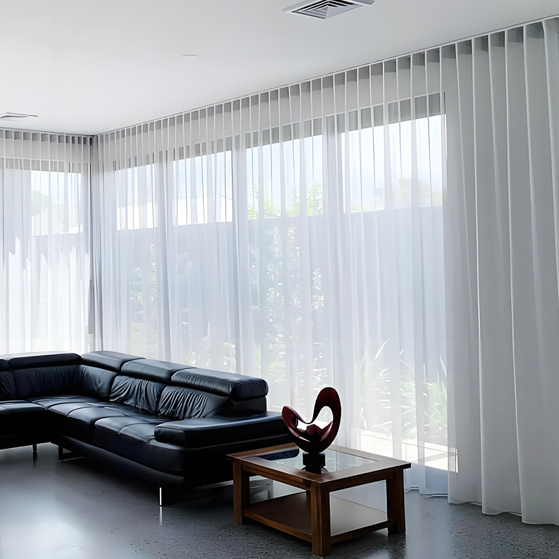Wholesale Metal S Wave Curtain Track Ripple Fold Curtain Rail With Runner &Tape Accessories for Home Window Applications