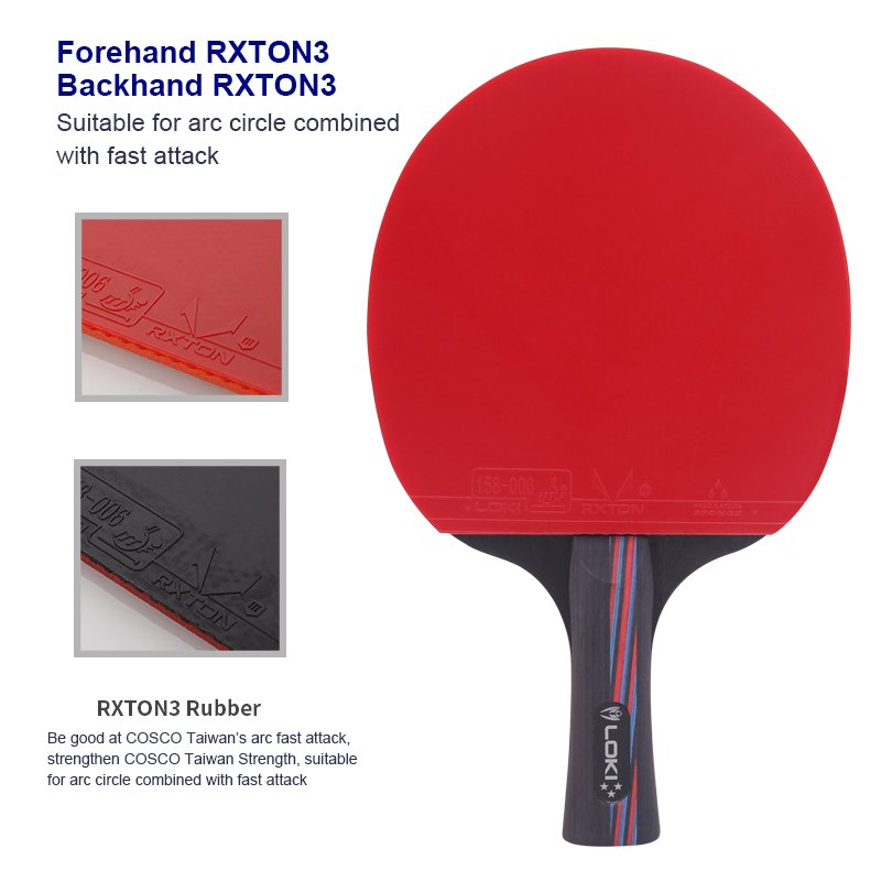 LOKI Factory price high quality professional training table tennis racket
