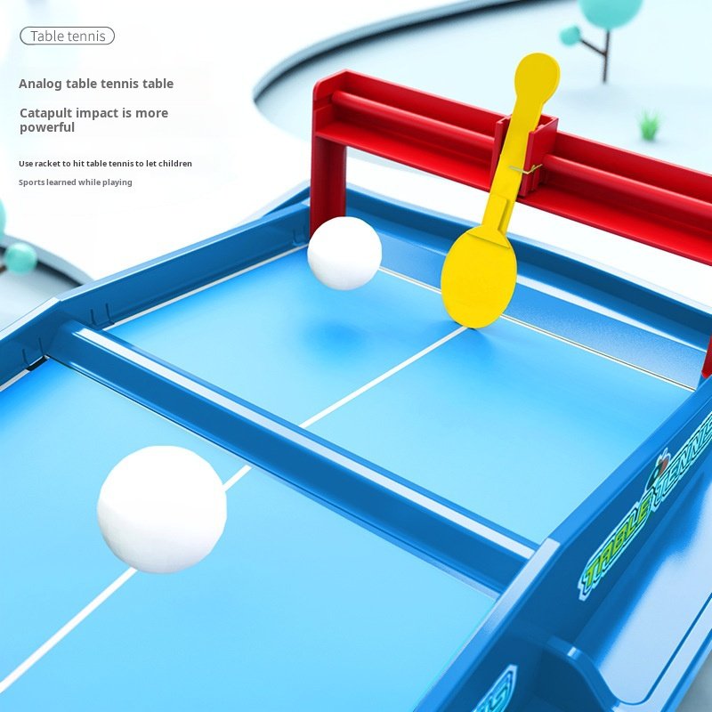 2024 hot sale Children's puzzle parent-child interactive fun game table toys two person competitive tabletop table tennis toy