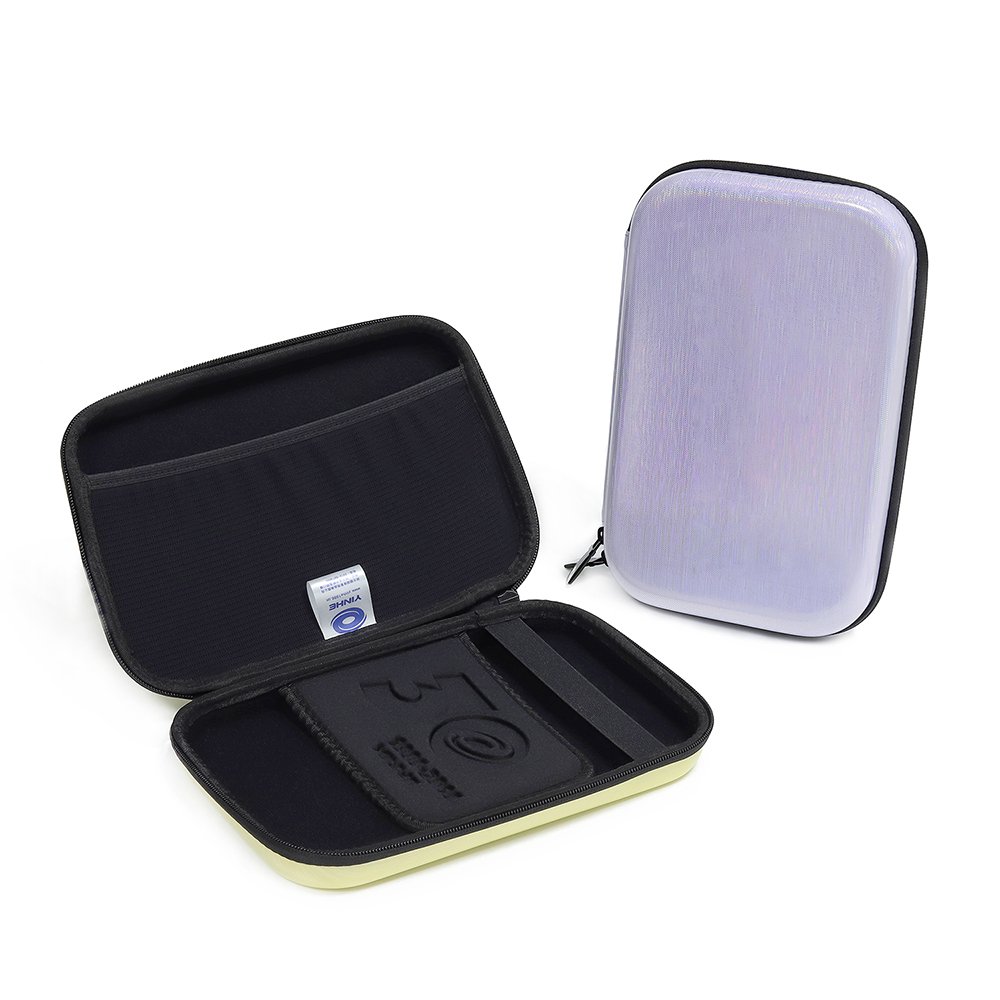 Free Sample Protective Pu Leather Customized Logo EVA Ping Pong Paddle Case Table Tennis Racket Case With Zipper