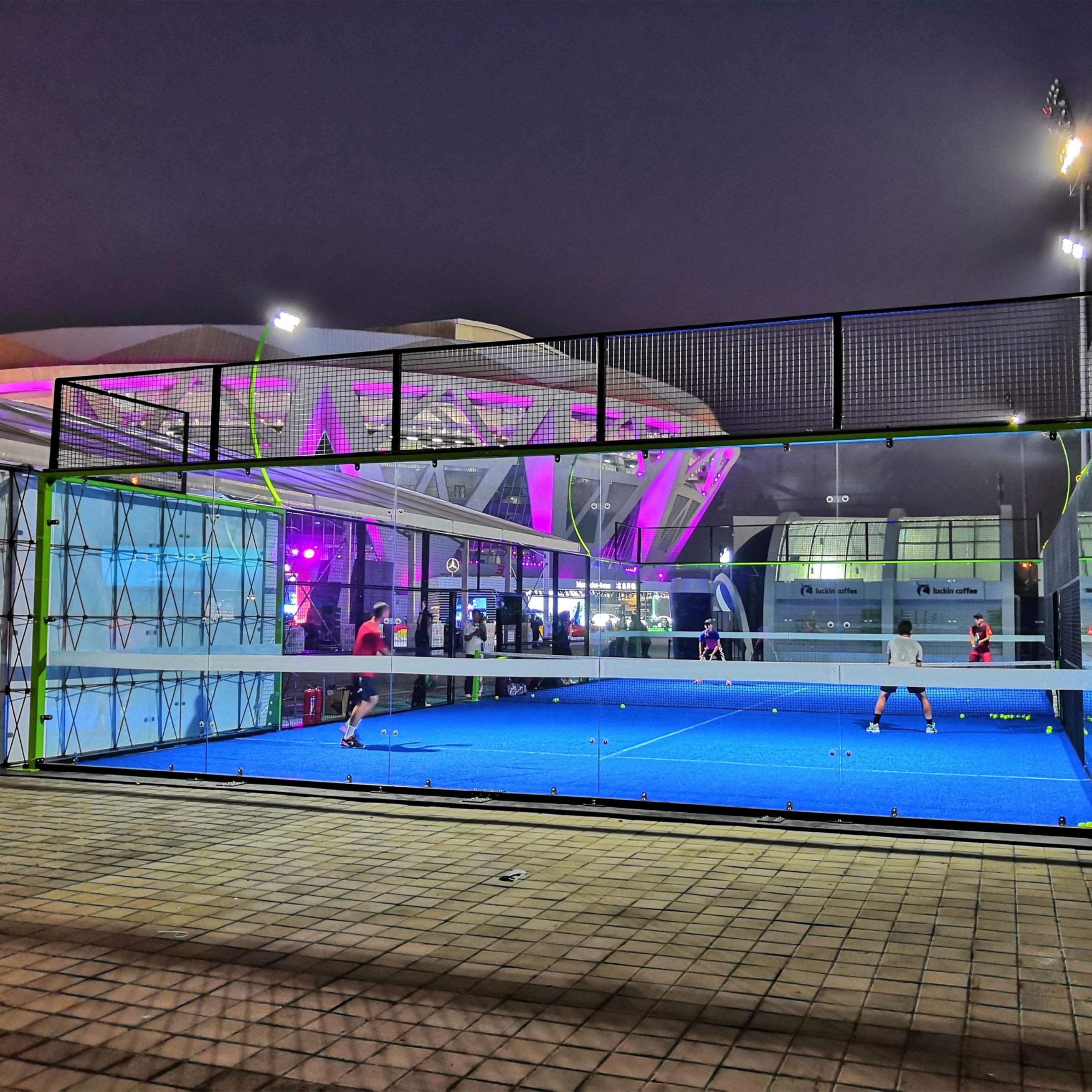 China Manufacturing Factory Wholesale Panoramic Paddle Tennis Court