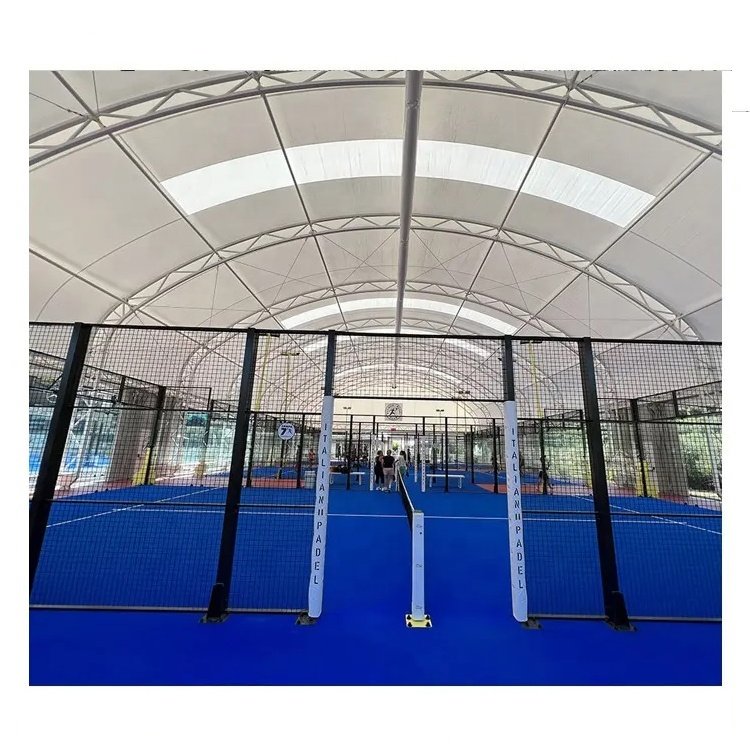 padel court with roof outdoor padel court rain roof custom padel tennis court roof
