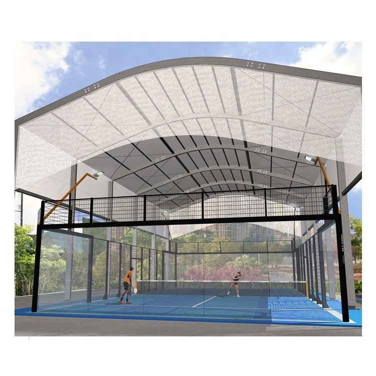 padel court with roof outdoor padel court rain roof custom padel tennis court roof
