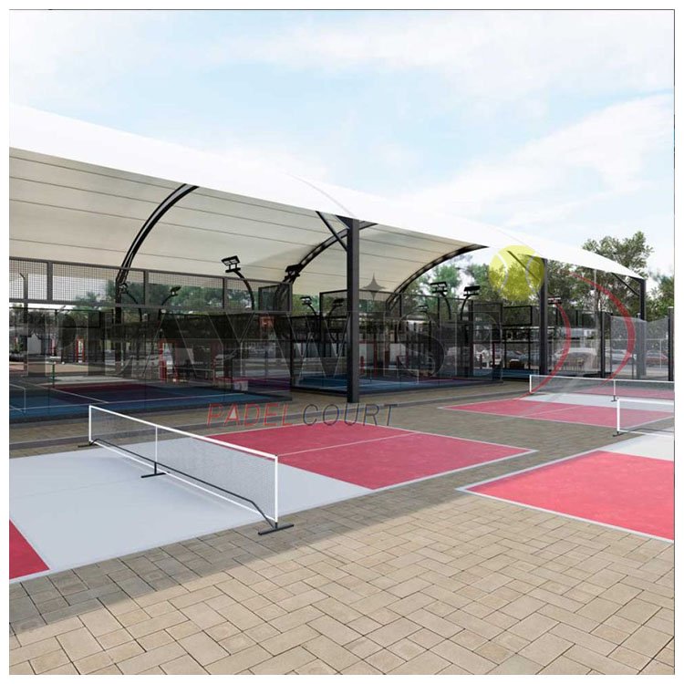 padel court with roof outdoor padel court rain roof custom padel tennis court roof