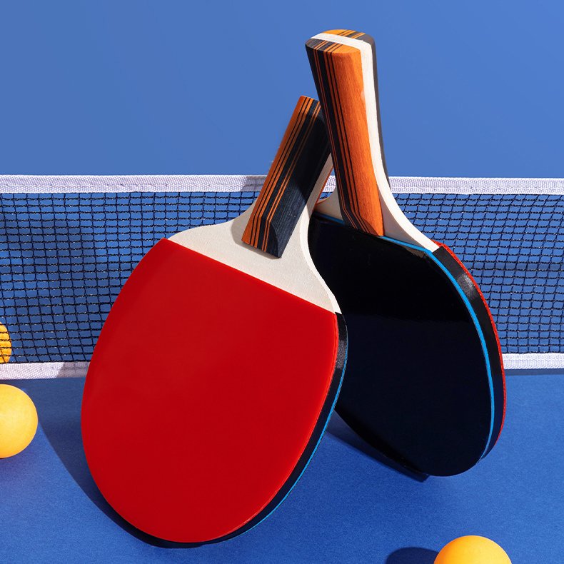 Custom professional high quality table tennis rackets for table tennis racket set