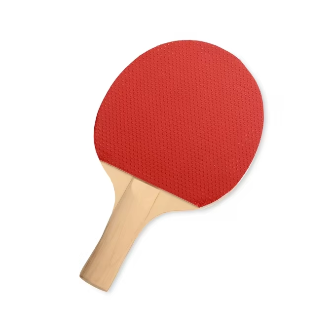 Professional Customizable Wooden Table Tennis Racket Sport Equipment with Rubber Material Various Sizes Available