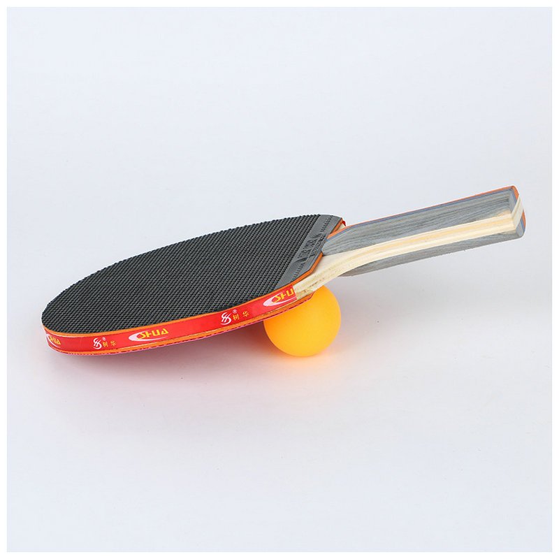 High Quality Pingpong Bat Table Tennis Racket Professional Custom Plywood And Rubber Carton Box Fast Speed Pure Wood Advance