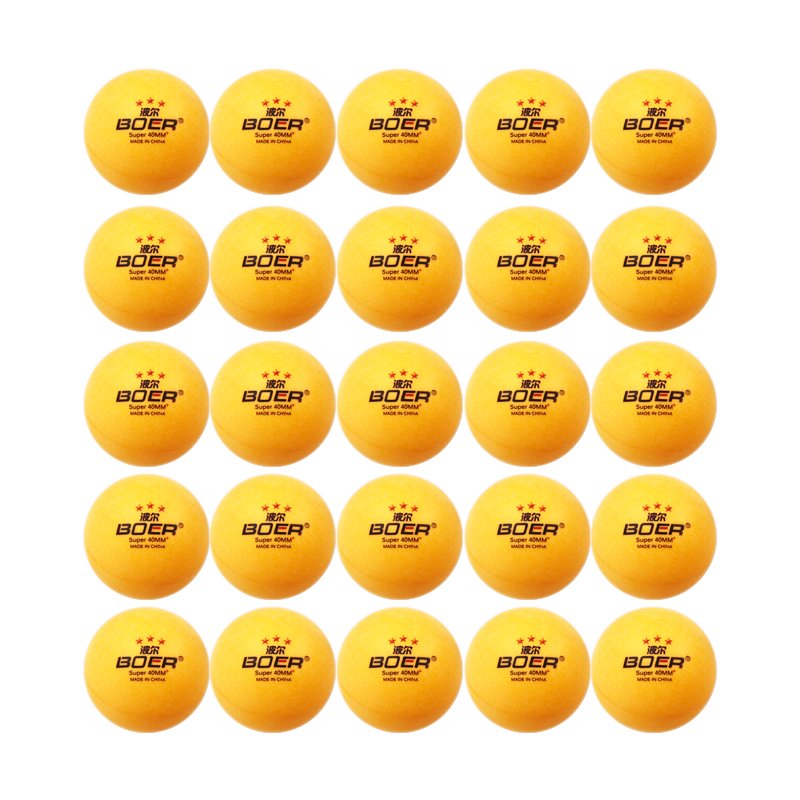 Custom Logo Ping Pong ABS 3 Star Table Tennis Balls 40 Plastic For Training