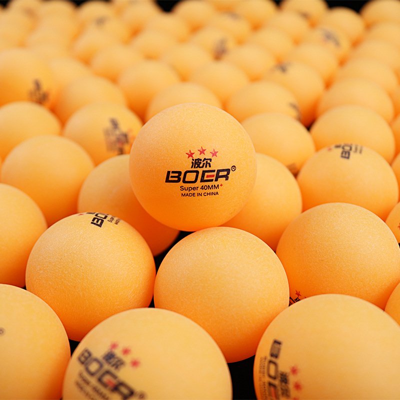 Custom Logo Ping Pong ABS 3 Star Table Tennis Balls 40 Plastic For Training