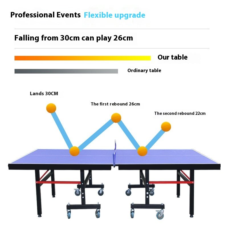 Table Tennis Table, Pro Folding Pingpong Table, Return Board Indoor Table Tennis Table