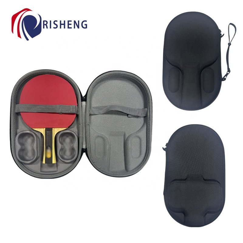 Custom Waterproof Hard Ping Pong Bat Bag Ping Pong Paddle Cover EVA Table Tennis Racket Case