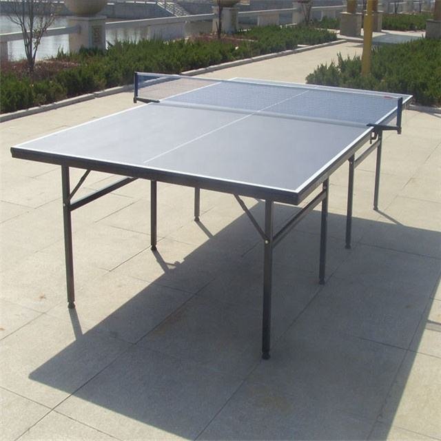 High Quality Customized Size Waterproof Material Table Tennis Table For Training And Entertainment