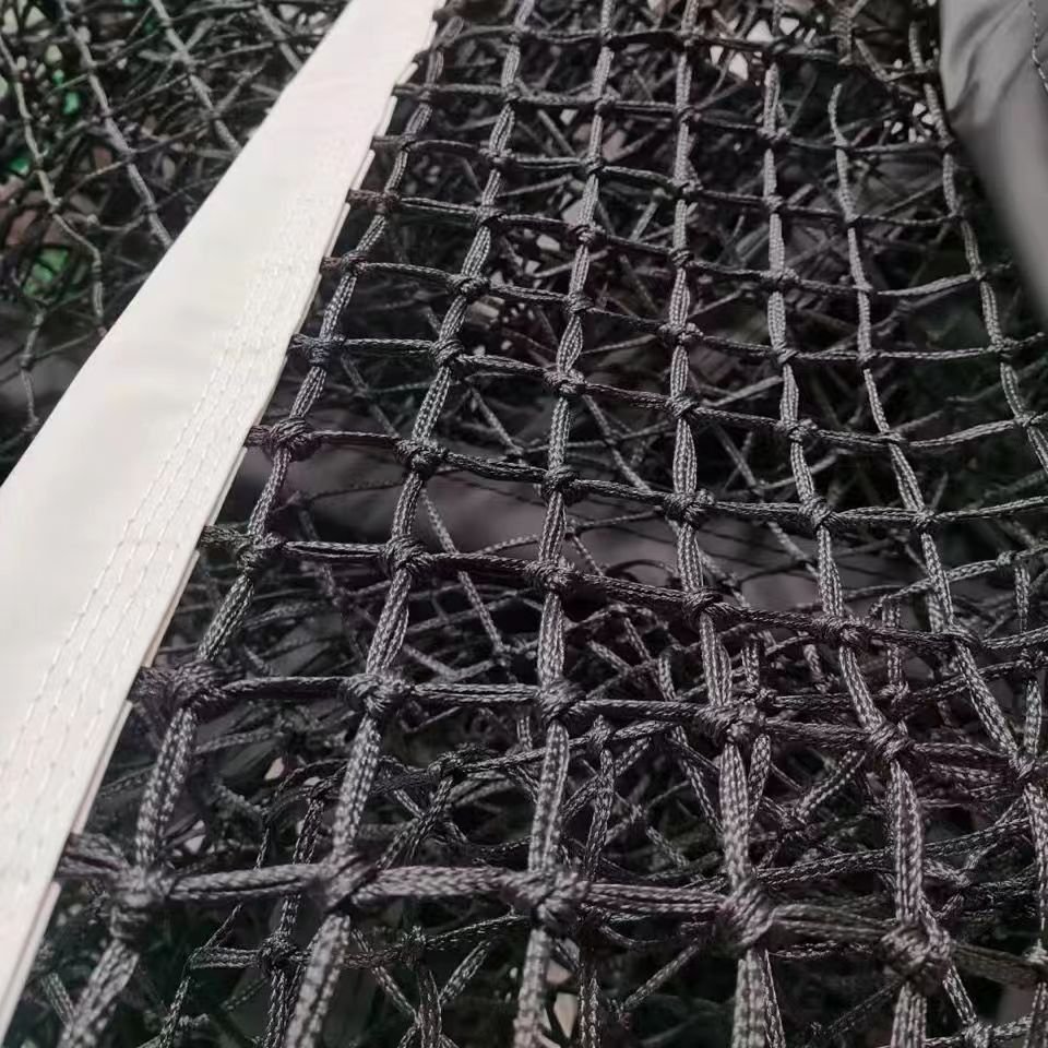 HDPE Material Handmade Double Weave Tennis Net Tennis