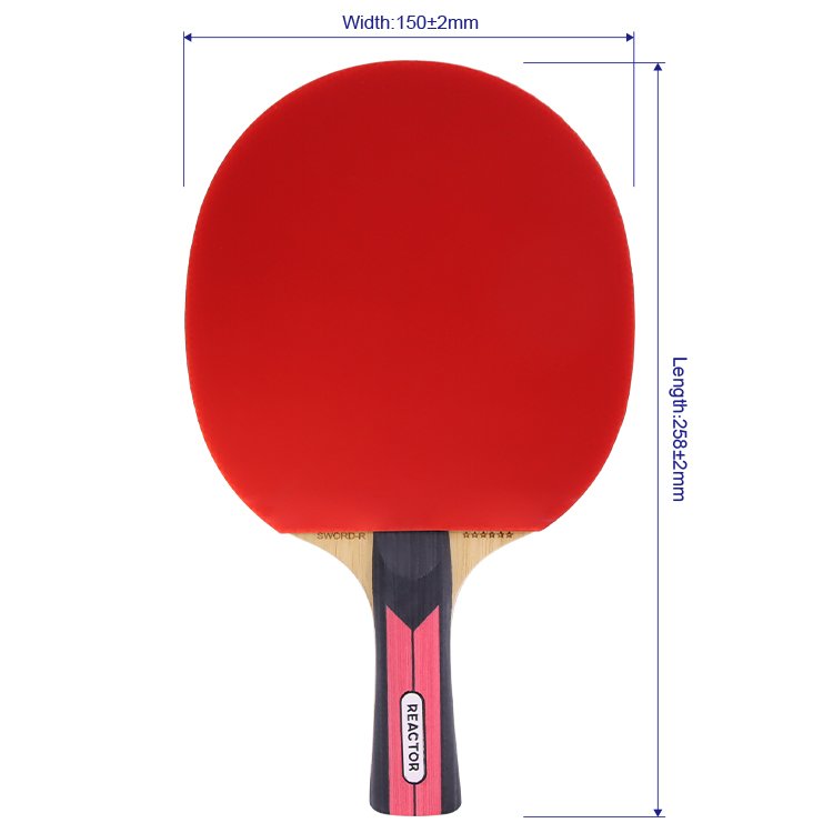 Portable Table Tennis Paddles Outdoor table tennis racket Control All-round suit for Middle-level player