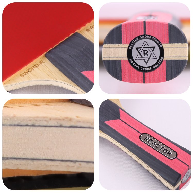 Portable Table Tennis Paddles Outdoor table tennis racket Control All-round suit for Middle-level player