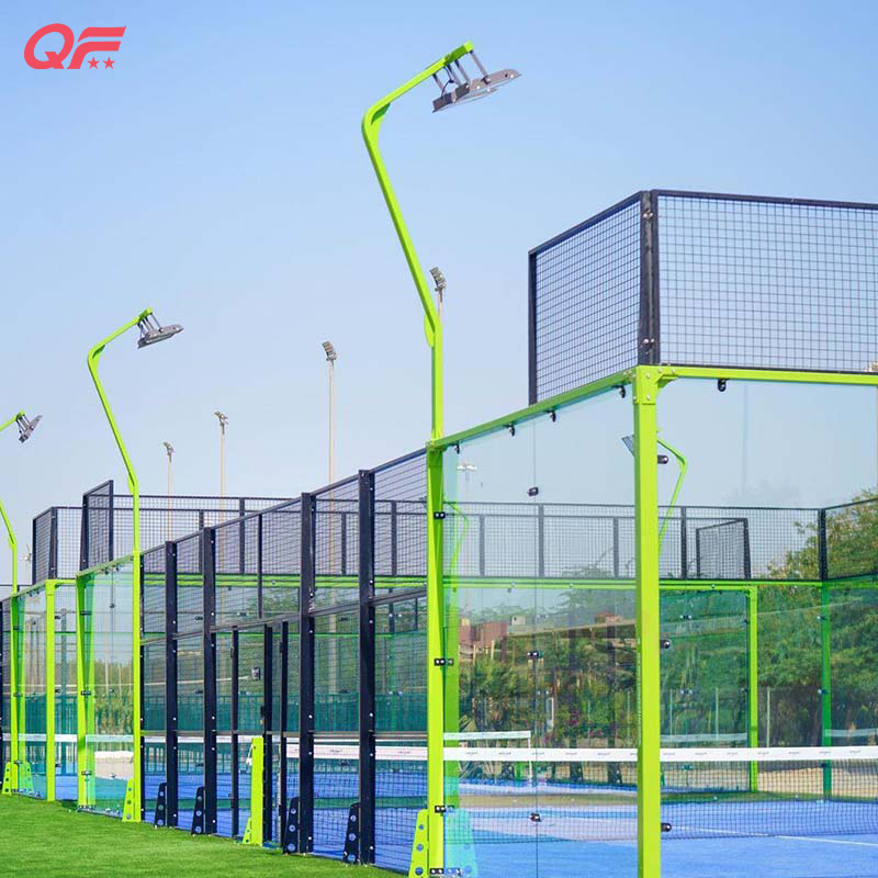 Factory Sale 10*20m Panoramic Outdoor Indoor Single Padel Tennis Court Price Paddle Court Full View Padel Court