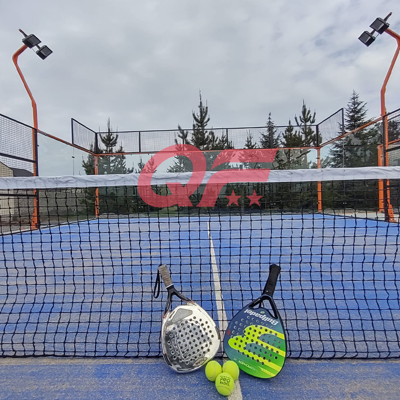 Factory Sale 10*20m Panoramic Outdoor Indoor Single Padel Tennis Court Price Paddle Court Full View Padel Court