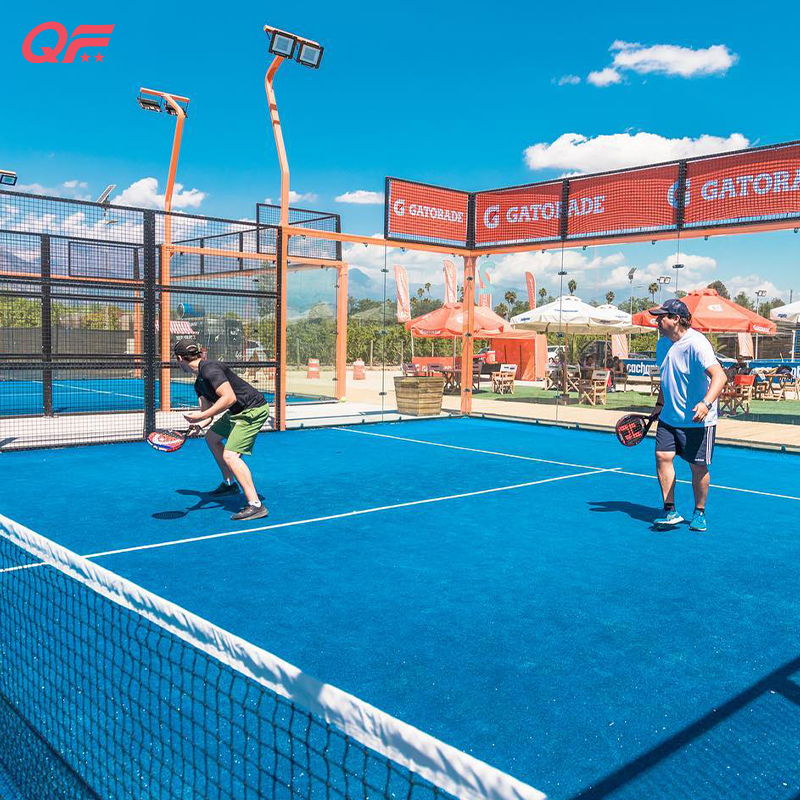 Factory Sale 10*20m Panoramic Outdoor Indoor Single Padel Tennis Court Price Paddle Court Full View Padel Court