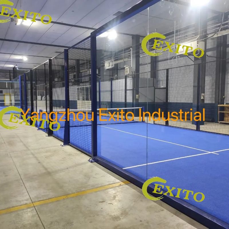 EXITO 2023 WPT Standard Cancha De Padel Portable Paddle Tennis Court Panoramic Court Cancha De Padel