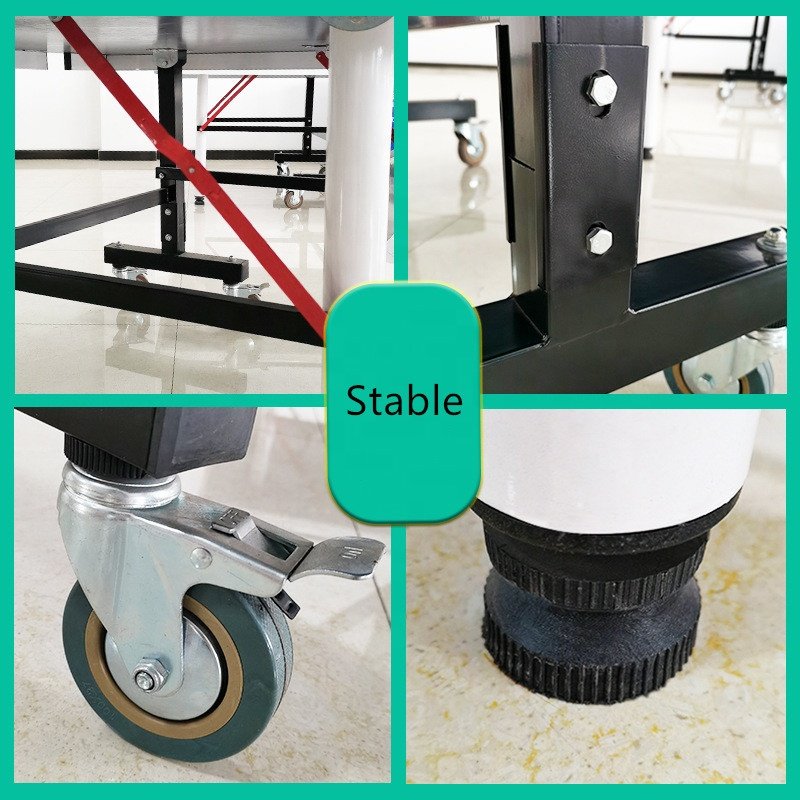Factory wholesale custom logo table tennis board foldable professional indoor outdoor 25mm table tennis table