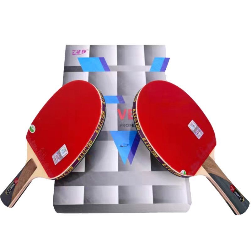 Trail order low moq Official original Professional Friendship 729 very 5 star table tennis racket set for advanced player