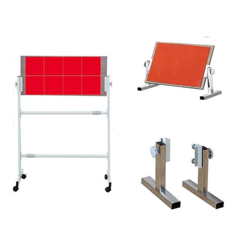 Factory Wholesale Support OEM Professional 8 Pcs Rubber Rebound Board With Wheels For table tennis table Training