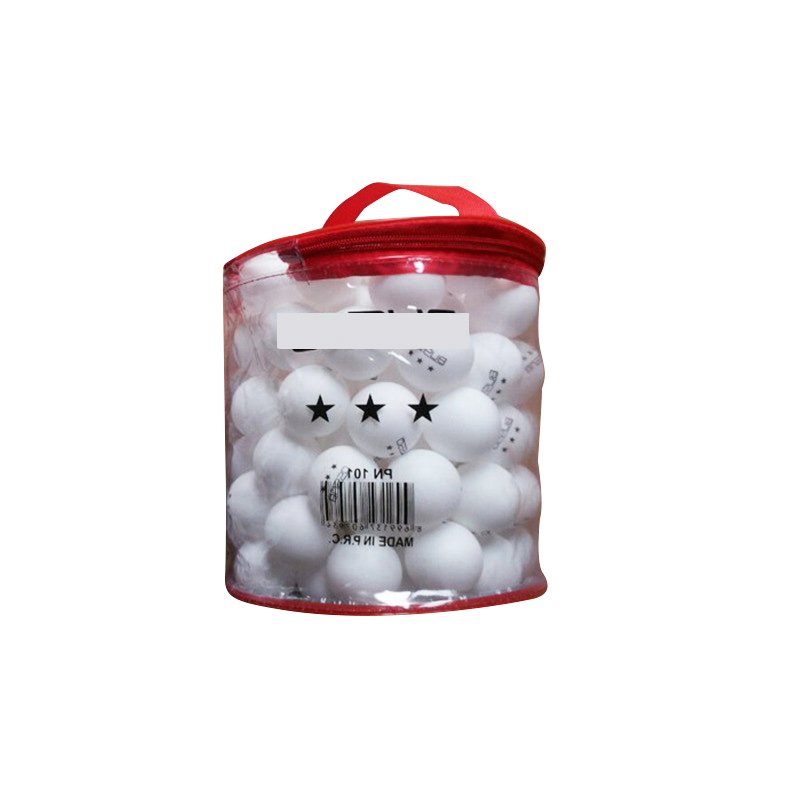 Easy To Carry PP table tennis 40MM Plastic Training Ball 100 Pcs Pingpong Ball Bucket