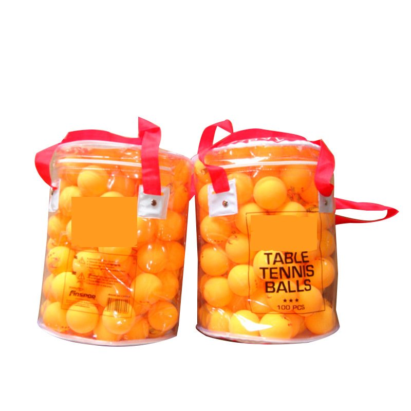 Easy To Carry PP table tennis 40MM Plastic Training Ball 100 Pcs Pingpong Ball Bucket