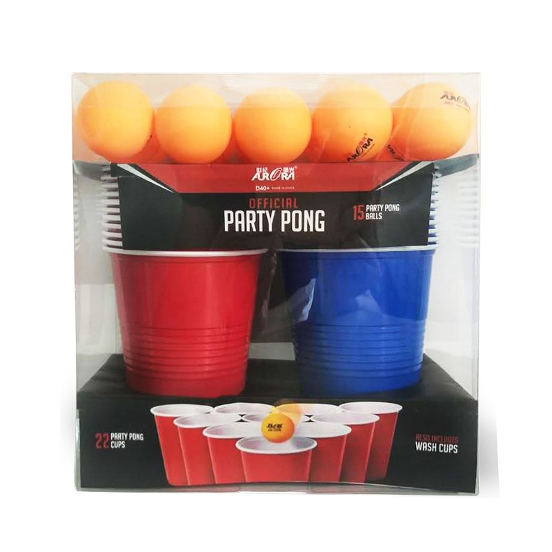 Popular Beer Ping Pong Balls 40mm Custom Logo table tennis Balls For Game
