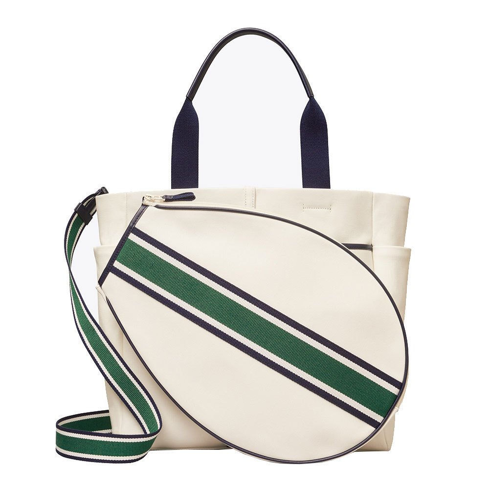 2023 Fashion PU Leather Canvas Sports Tote Shoulder Gym Beach tennis Badminton Unisex Racket Bag Pickle Ball For Paddles