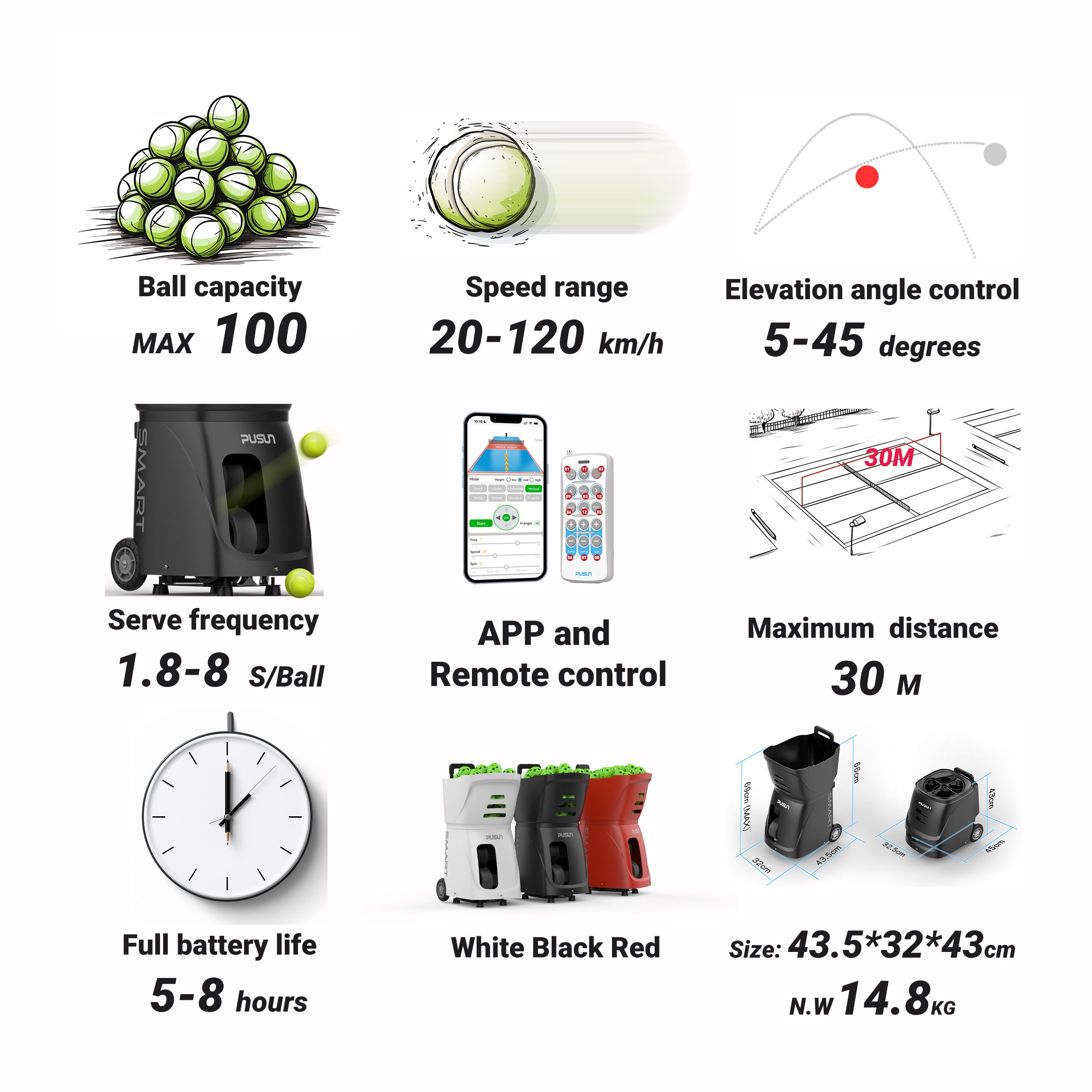 Good Quality The Ball Speed Is Adjustable Dedicated To tennis Professional tennis Training Padel tennis Ball Machine