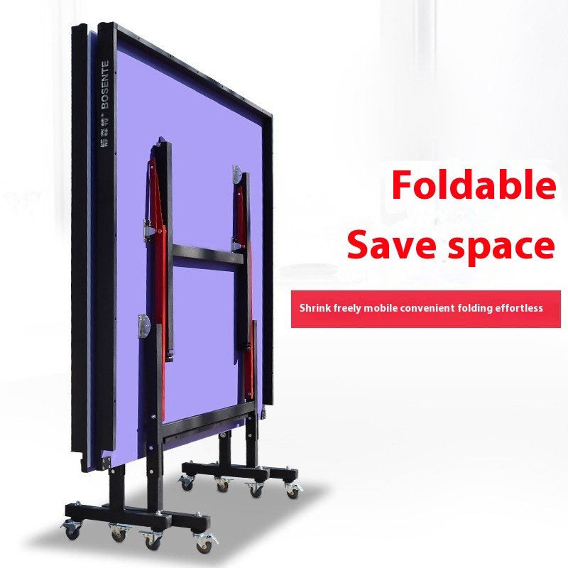 Tennis Table 25mm Thickness Foldable Adult Standard Indoor Tennis Table Tennis Table