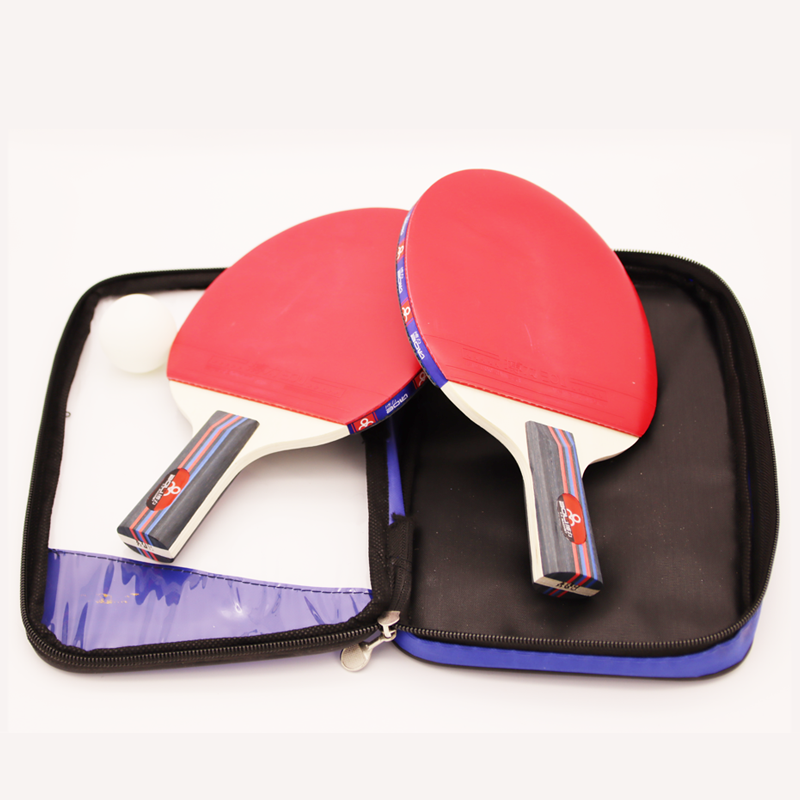 New Arrive Products Portable Table Tennis Equipment Pingpong Paddle Set Table Tennis Bat Set Carton Table Tennis Racket 6 Star