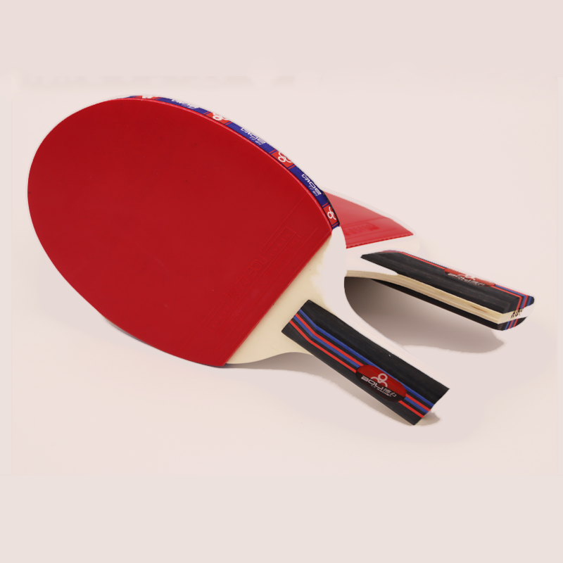 New Arrive Products Portable Table Tennis Equipment Pingpong Paddle Set Table Tennis Bat Set Carton Table Tennis Racket 6 Star