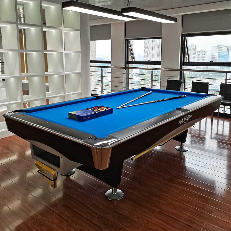Cheap Factory Price Four Generations Solid Wood 8ft Billiard Pool table With tennis On Top